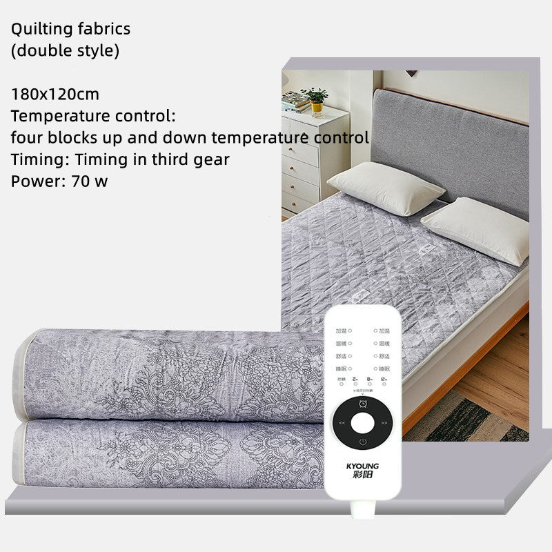 Mites Control Heating Pad Dormitory Single Electric Mattress Dual Electric Blanket