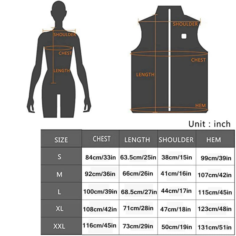 Gilet Chauffant ThermoFlex