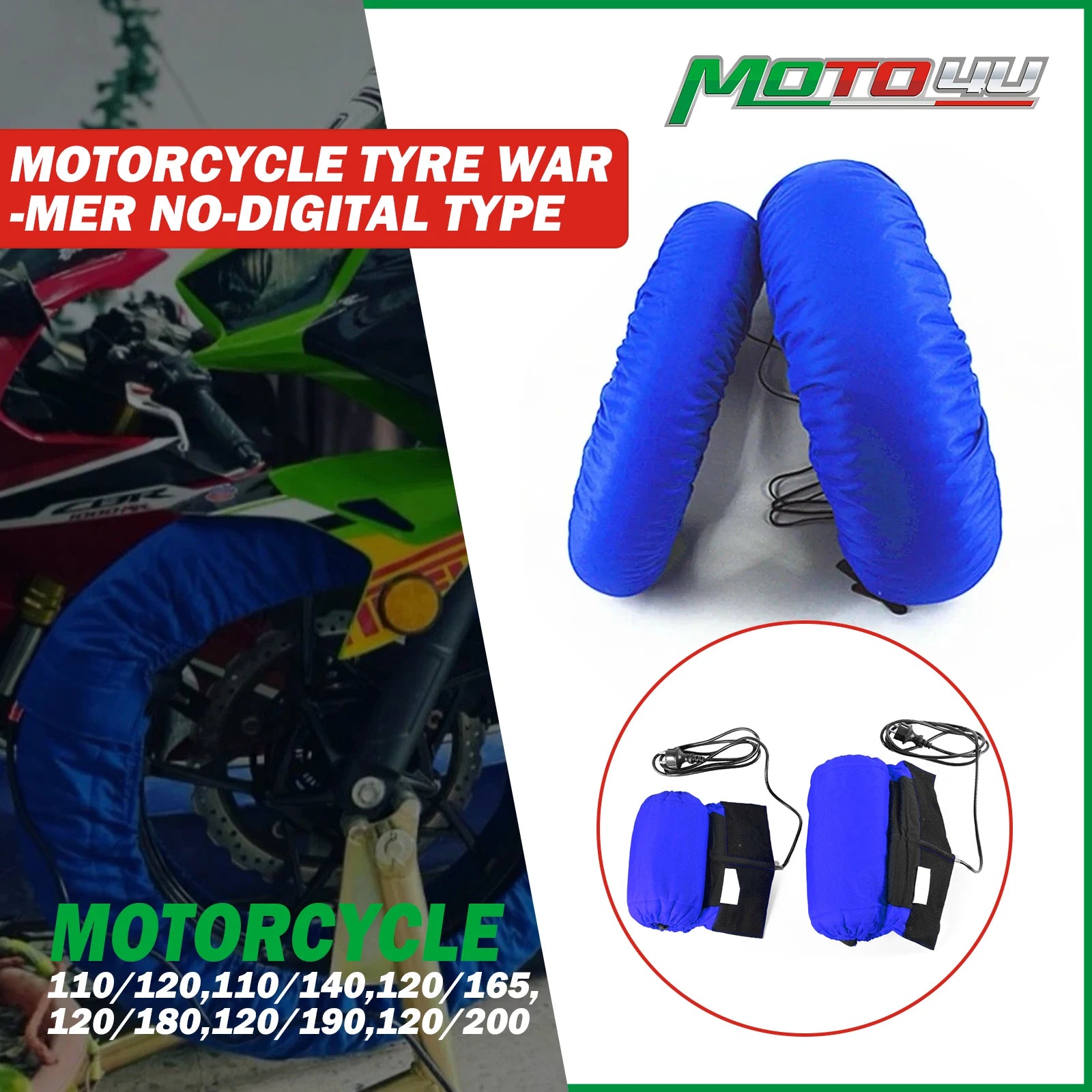 Chauffe-Pneus Course Avant Arrière