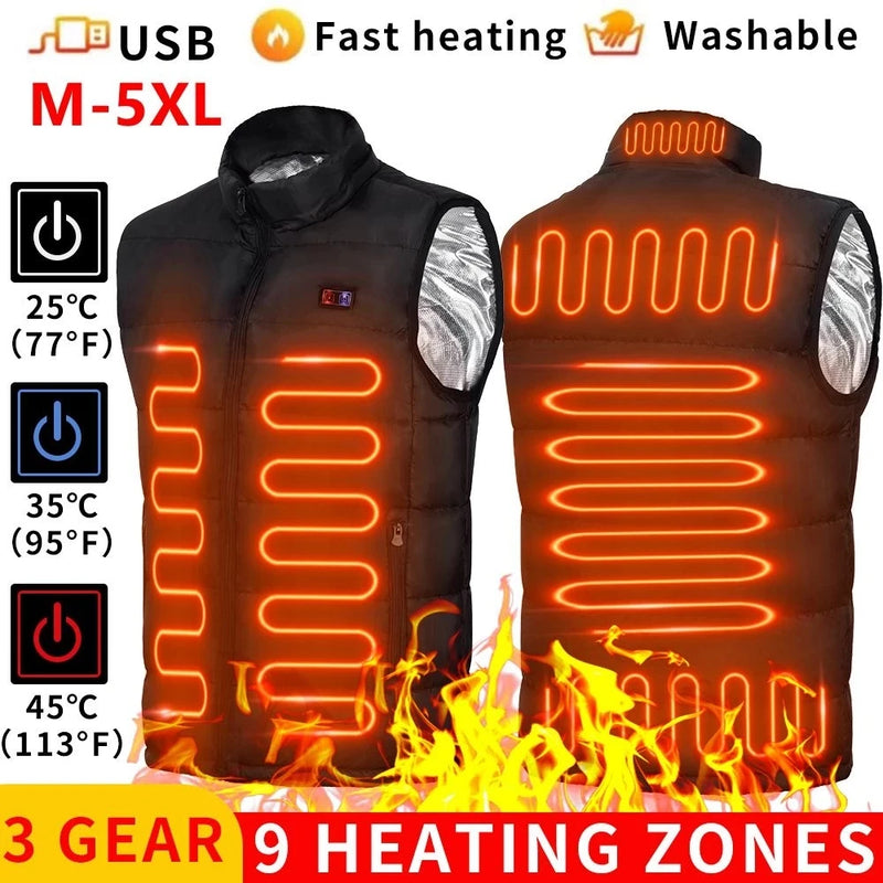 Gilet Chauffant Graphène