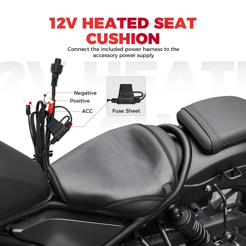 Coussin Chauffant Moto Confort
