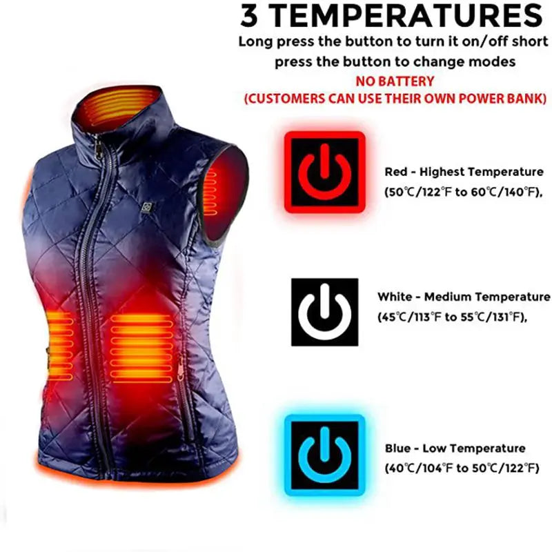 Gilet Chauffant ThermoFlex