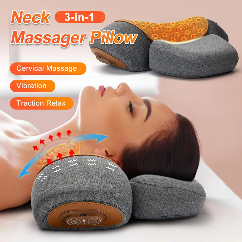 Oreiller Massant Chauffant Cervical Relax