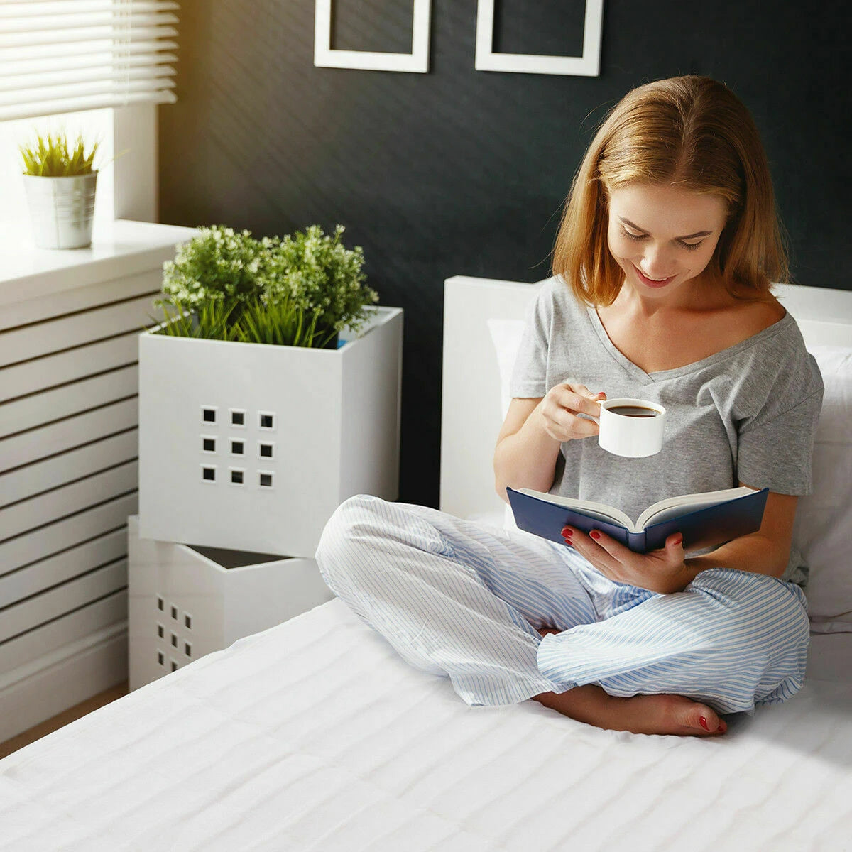 sur matelas chauffant